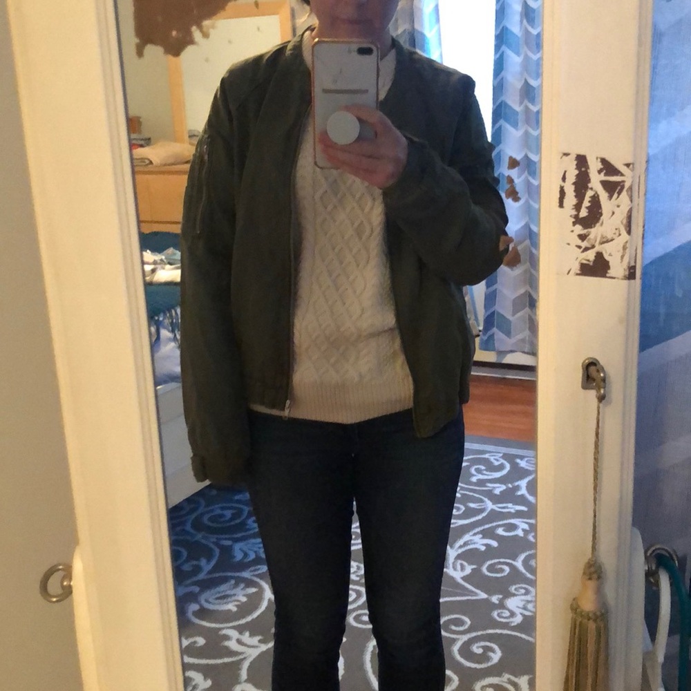 Army green jacket